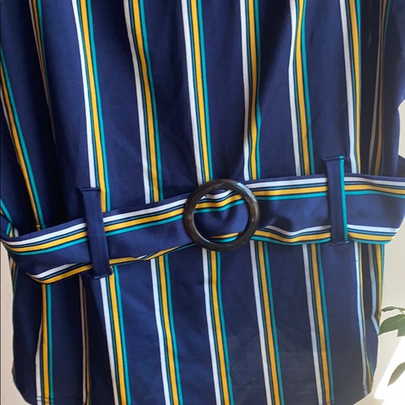 Blue Striped Tank - Picture 2 of 4